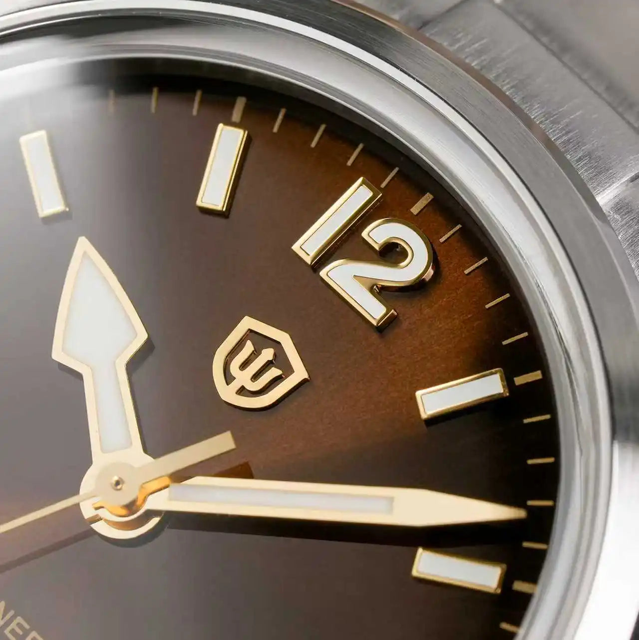 Watchdives WD1960S V2 36Mm Vintage Cream Man Watches VH31 Sweep Seconds Quartz Watch Bubble K1 Sapphire Luminous Stainless Steel