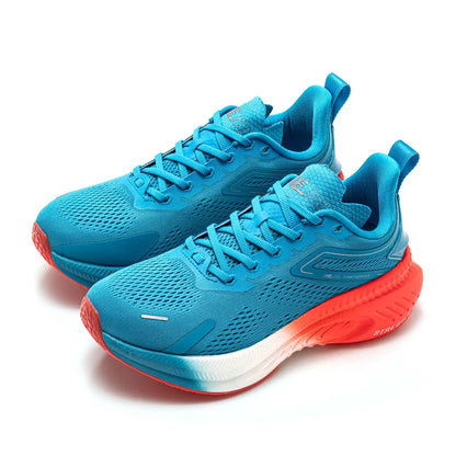 ONEMIX Nieuwe stijl herenhardloopschoenen voor herfst en winter, voor buiten, met demping, ademend, lichtgewicht en elastische sportschoenen