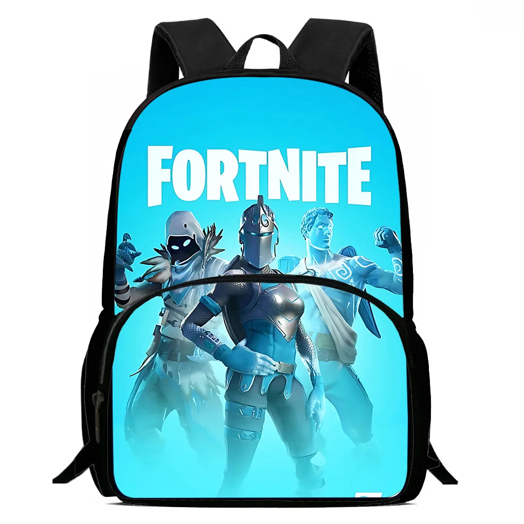 Hot Game Child Backpacks Lunch Bag Pencil Case Pupil Large Capacity School Bags Design-Fortnite For Boy Girl Best Gift