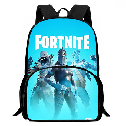 Hot Game Child Backpacks Lunch Bag Pencil Case Pupil Large Capacity School Bags Design-Fortnite For Boy Girl Best Gift