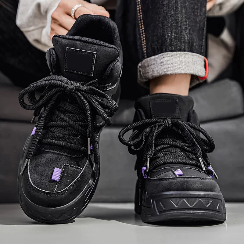 Men's Sneakers, Male Tennis Luxury Shoes, Men's Casual Trainer, Race Breathable Fashion Loafers Running Shoes for Men