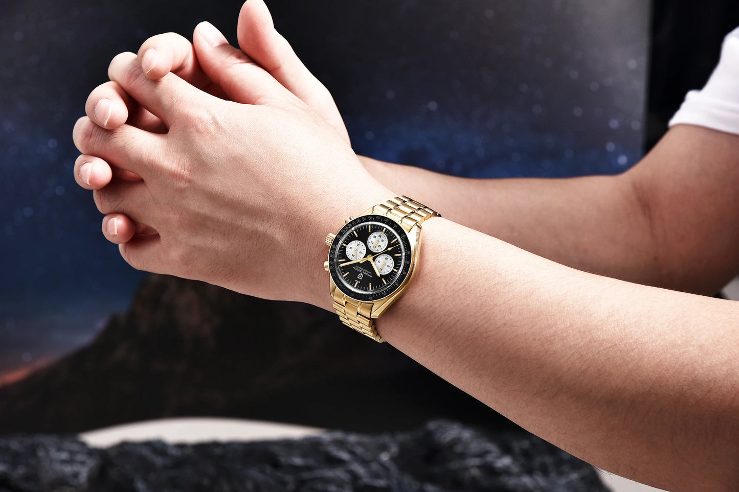 2026 New PAGANI DESIGN Mens Watches Panda Moon Watch Luxury Quartz Watch For Men Automatic Date Sport Chronograph Wristwatch Men