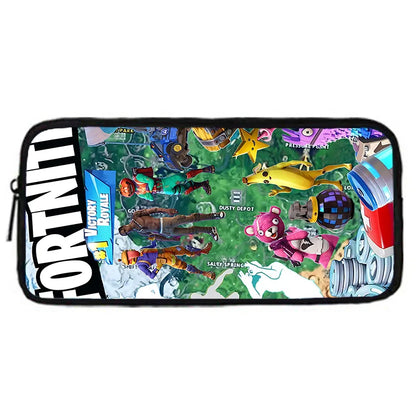 Hot Game Design Child Backpacks Lunch Bag Pencil Case Large Capacity School Bags for Boys and Girls Best Gift Fortnite