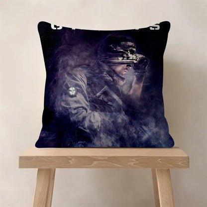 Classic Game C-Call Of D-Duty Personalized Picture Text Home Decorative Pillows Household Gifts 45x45cm