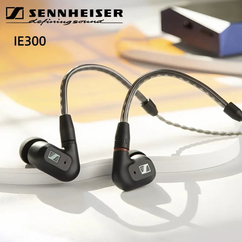 Sennheiser IE 300 Wired In-Ear Earphones HiFi TrueResponse Dynamic Driver Detachable Cable Noise Isolating Studio Monitoring