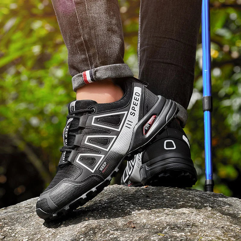 Hiking Shoes Women's Outdoor Hiking Sports Shoes, Non-Slip Hunting Tactical Shoes, Breathable Lace-Up Climbing Shoes, Cycling