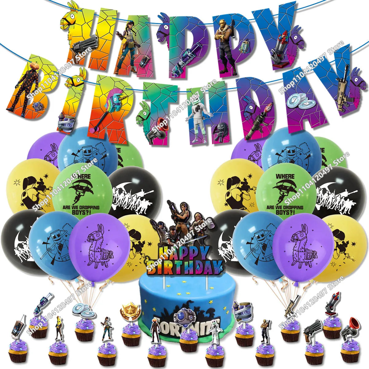 8Pcs/Set 10cm Fortnite Toys Action Figure Model Game Battle Royale Cool Toy Doll Kids Boys Fun Birthday Xmas Gift