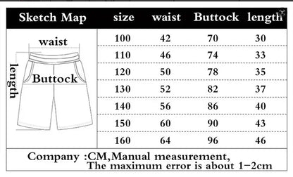 2026 Trendy Dragon Ball Printed Children's Shorts, Children's Shorts Boys' Beach Shorts Summer Quick Drying Cartoon Swim Trunks
