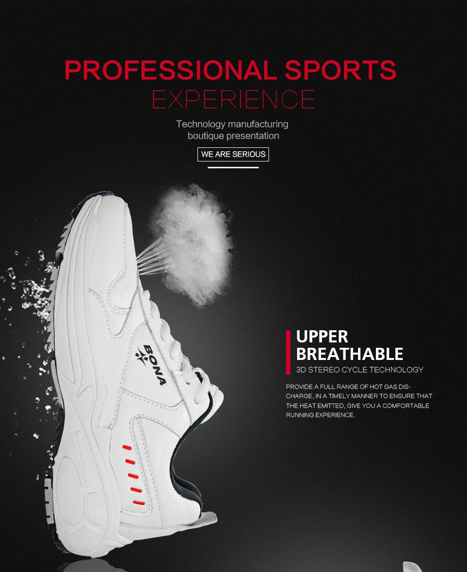 BONA New Designers Classic Sneakers Running Shoes Women Outdoor Sports Shoes Comfortable Running Shoes Ladies Walking Shoes