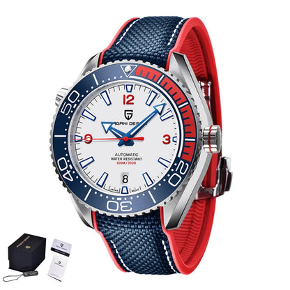 PAGANI DESIGN Men's Mechanical Watch 100M Waterproof Luxury Sapphire Glass Stainless Steel Japanese Movement Automatic Watch