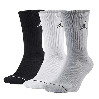 Nike Fashionable Casual Men's and Women's Sports Socks (Comfortable and Breathable) 3-Pack DH3822-902
