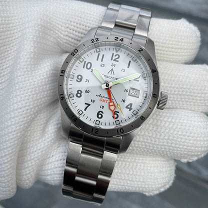 STEELFLIER Official SF792 GMT Mechanical Wristwatch, NH34 Movement, Super BGW9 C3 Luminous, 200M Waterproof Luxury Dive Watch