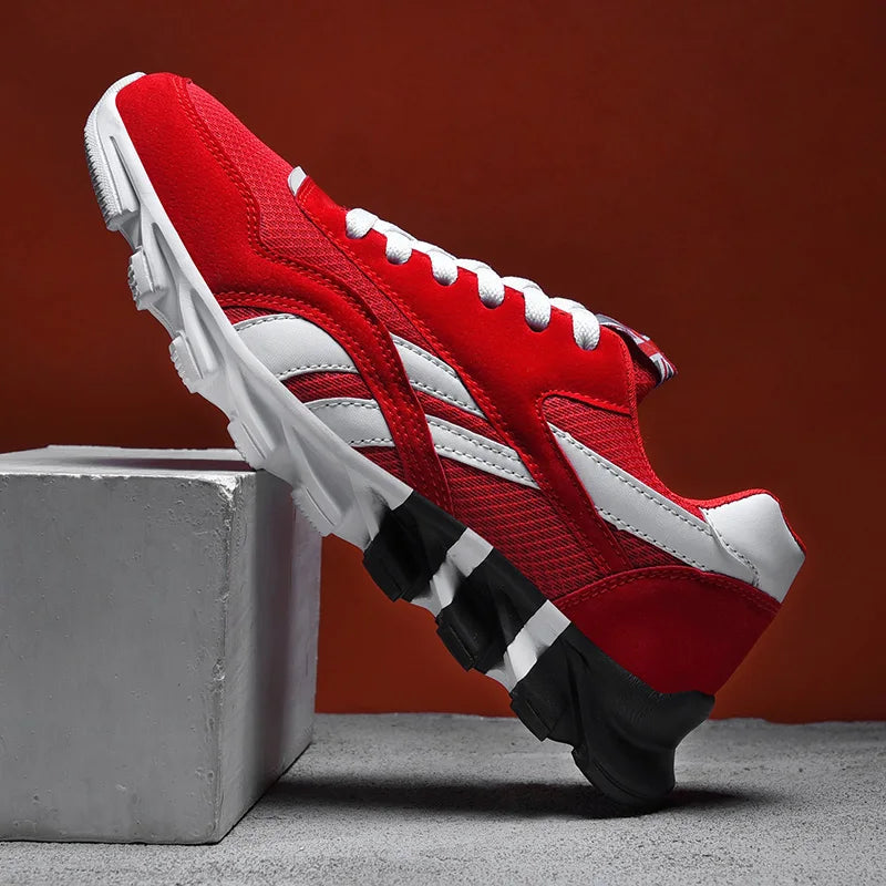 Men's Marathon Running Sports Shoes Casual Sneakers Soft Comfortable Training Shoes Wear-Resistant Sneakers for Men