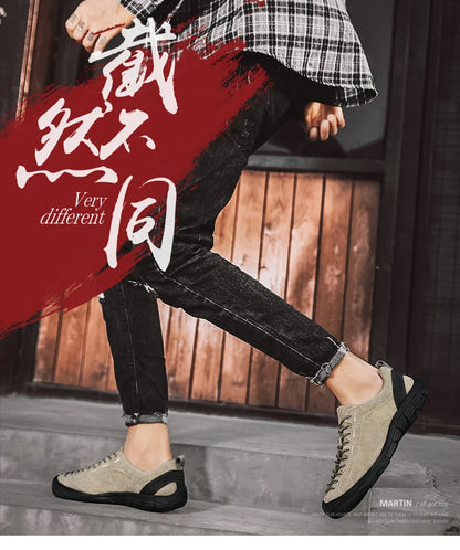 Trekkingsneakers voor heren Wandelschoenen Lage herenwandelschoenen Outdoor antislip sportschoenen voor heren Grote maten 47