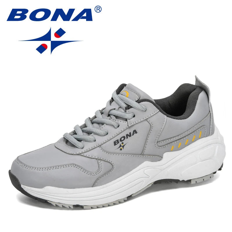 BONA New Designers Classic Sneakers Running Shoes Women Outdoor Sports Shoes Comfortable Running Shoes Ladies Walking Shoes