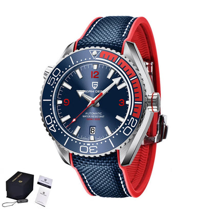 PAGANI DESIGN Men's Mechanical Watch 100M Waterproof Luxury Sapphire Glass Stainless Steel Japanese Movement Automatic Watch