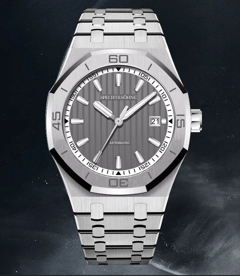 New Arrivals Specht & Söhne Dive Watch 40MM Miyota 8215 Automatic Mechanical Watches For Men Octagon Bezel Steel