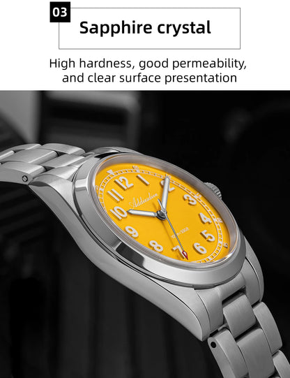 ADDIESDIVE 2026 New Men's Luxury Quartz Watch 100m Water Resistance Sapphire Crystal Japanese Movement BGW9 Blue Lume AD2521
