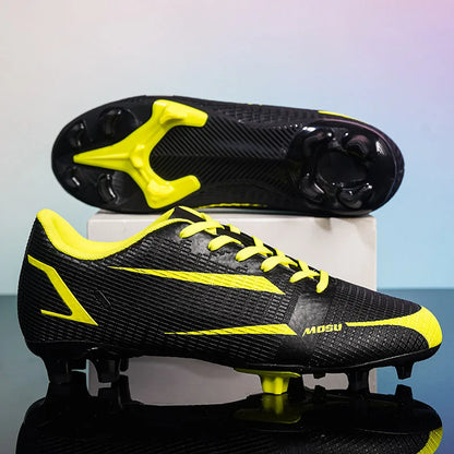 Nouveaux hommes en plein air chaussures de Football crampons pour adultes longues pointes bottes de Football formation chaussures de Sport baskets antidérapant formation unisexe