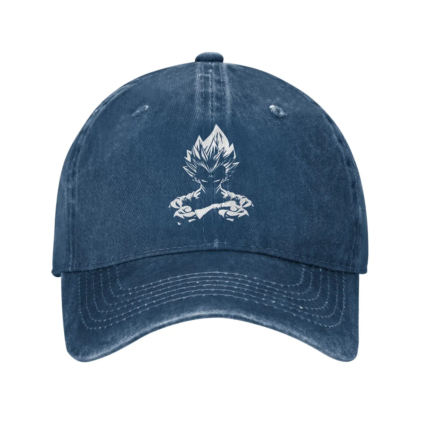 Dragon Ball Z Goku DBZ Unisex Style Baseball Caps Saiyan Distressed Denim Hats Cap Retro Workouts Unstructured Soft Snapback Cap, Produit gaming premium Fraquane