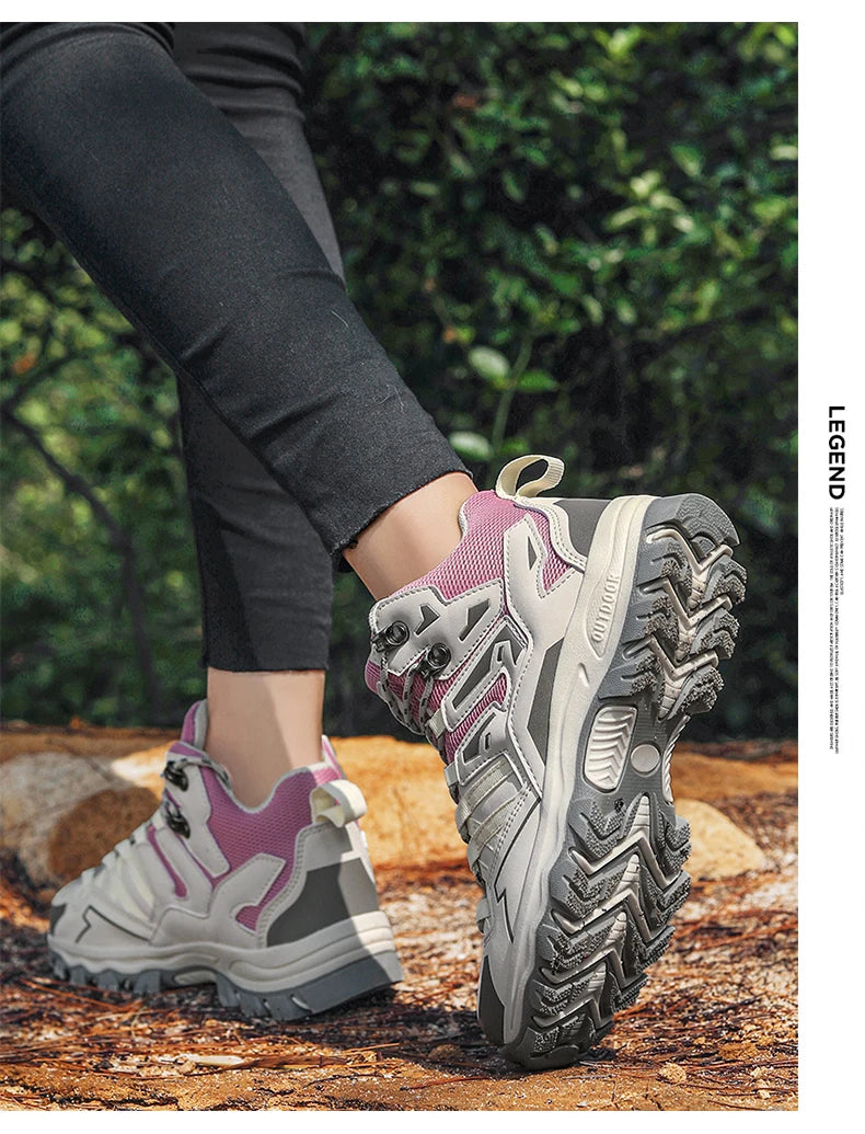 Buty turystyczne unisex, buty sportowe do wędrówek na świeżym powietrzu, buty kempingowe, damskie wodoodporne buty do spacerów, antypoślizgowe buty turystyczne