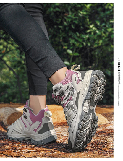 Buty turystyczne unisex, buty sportowe do wędrówek na świeżym powietrzu, buty kempingowe, damskie wodoodporne buty do spacerów, antypoślizgowe buty turystyczne