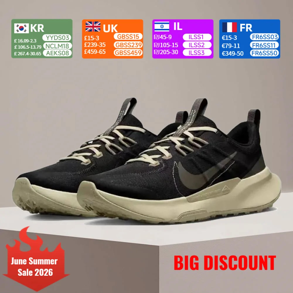 Moški čevlji Nike JUNIPER TRAIL 2: udobni, nizki, trpežni in zračni; stilni in vsestranski tekaški čevlji DM0822-005