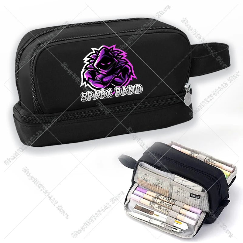 Game Anime Fortnites Student Pencil Case Cute Boy Girl Pencil Bag High-capacity Pencil Case Nylon Pen Case School Kids Stationery