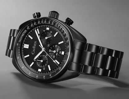 CADISEN 2024 New Men's Watches Quartz Business Watches Japan VD53 Men's Clock Top Brand Luxury Watch Men's Chronograph Watch