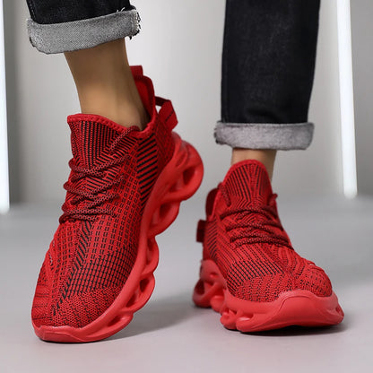 Men Sneakers Comfortable Breathable Mesh Tennis Outdoor Sports Running Gym Jogging Shoes Flat Lightweight Walking Shoes for Men
