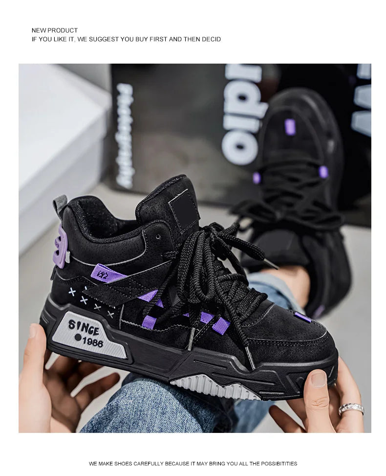 Men's Sneakers, Male Tennis Luxury Shoes, Men's Casual Trainer, Race Breathable Fashion Loafers Running Shoes for Men