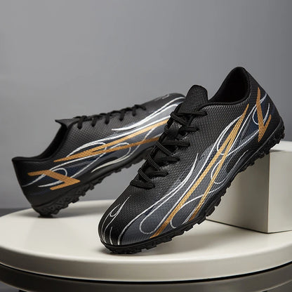 Chaussures de football grande taille 46 47 pour hommes, entraînement, matchs sportifs, gazon artificiel, crampons TF, chaussures transfrontalières, chaussures pour hommes