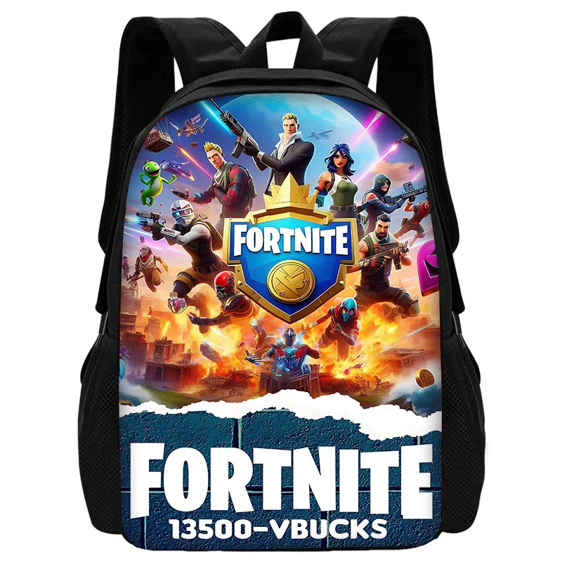 Hot Game Fortnite Kids Backpacks Boys and Girls Student Birthday Gift Child School Bags Unisex Camping Durable Rucksack