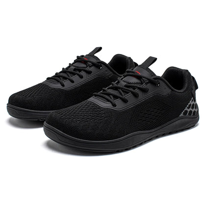 HOBIBEAR Dzianinowe buty typu „barefoot” – unisex, bez podbicia, z szerokim czubkiem, minimalistyczne, oddychające, codzienne buty do chodzenia