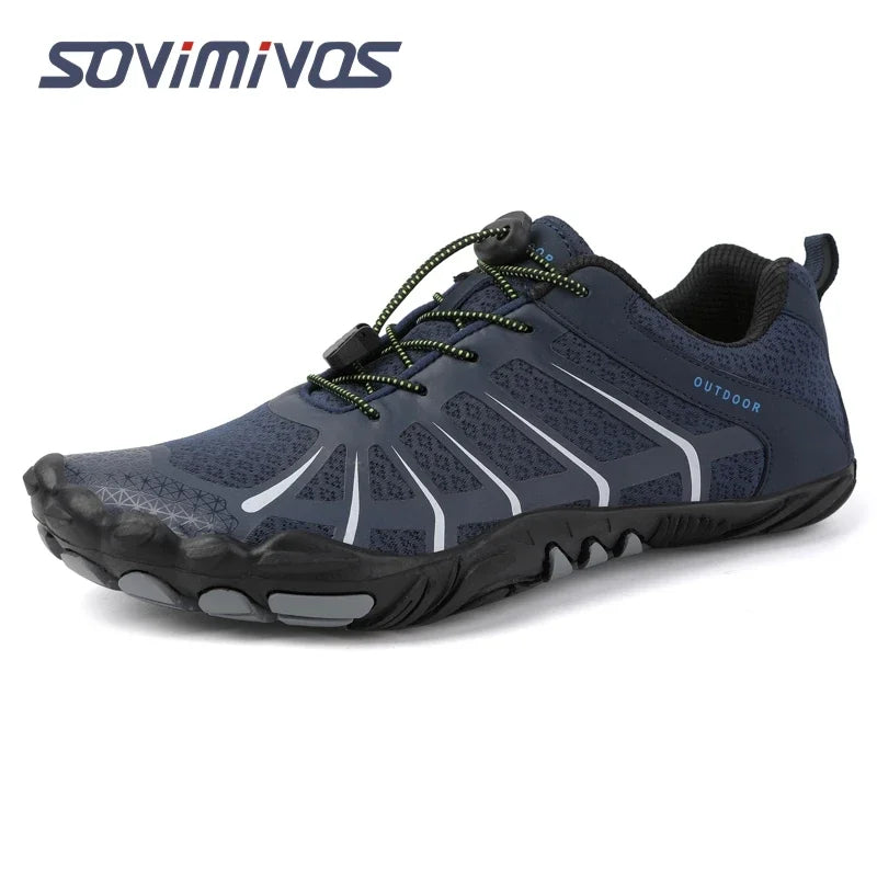 Men's Trail Running Shoes, Lightweight Athletic Zero Drop Barefoot Shoes Non-Slip Outdoor Walking Minimalist Shoes for Women