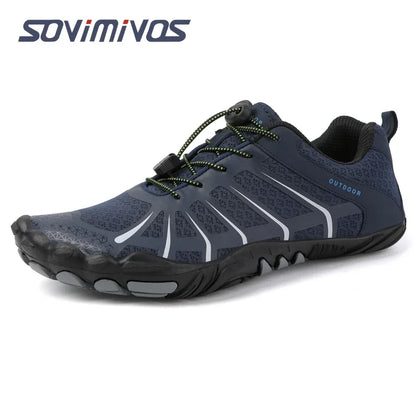 Men's Trail Running Shoes, Lightweight Athletic Zero Drop Barefoot Shoes Non-Slip Outdoor Walking Minimalist Shoes for Women