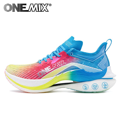 ONEMIX Carbon Plate Marathon Running Racing Shoes Professional Stable Support Shock Relief Ultra-Light Rebound Sneakers