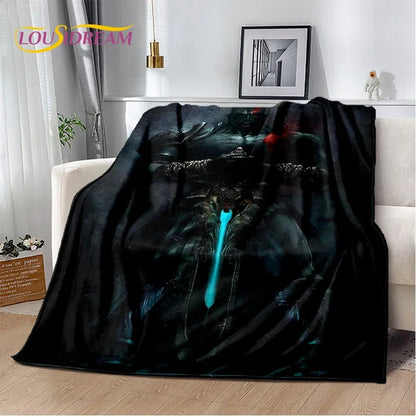29 Style Kratos God of War Games Cartoon Blanket,Soft Throw Blanket for Home Bedroom Bed Sofa Picnic Travel Office Cover Gifts