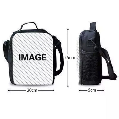 Hot Game Child Backpacks Lunch Bag Pencil Case Pupil Large Capacity School Bags Design-Fortnite For Boy Girl Best Gift