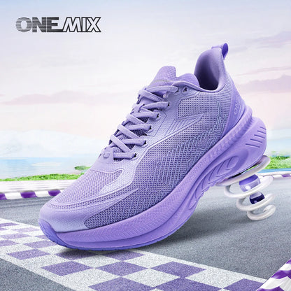 „Onemix“ nauji originalūs vyriški bėgimo sportiniai bateliai su amortizacija, minkšti, lengvi, kvėpuojantys, pagaminti iš tinklelio, neslystantys, su paminkštinimu