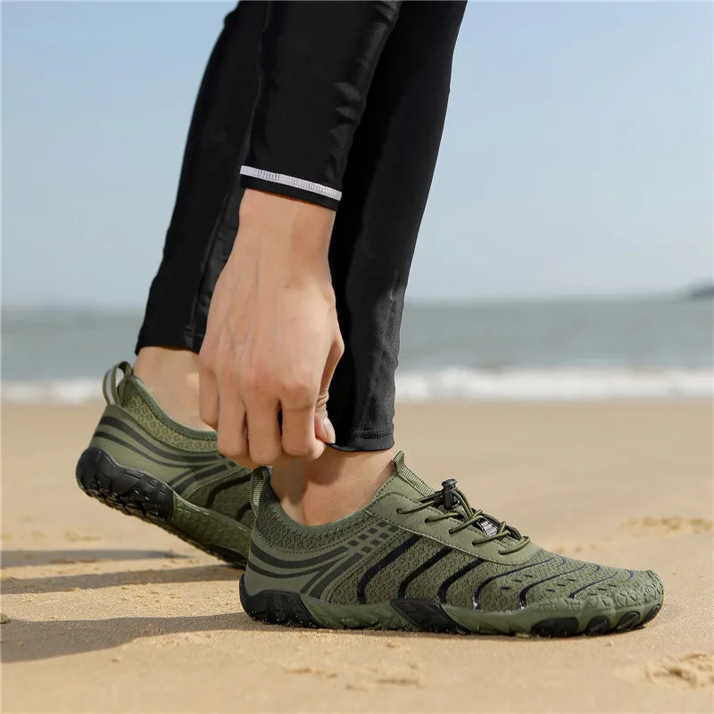 Pantofi de plajă „Barefoot Beach” pentru bărbați și femei, pantofi de apă de vară cu uscare rapidă, adidași pentru mers în apă în aer liber, pantofi ușori pentru sporturi acvatice