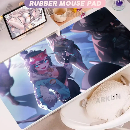 Fashion Large FPS 900x400 Anime Gaming Girl Overwatch Laptop Office Rubber Soft Desk Mat Gaming Mousepad XXL