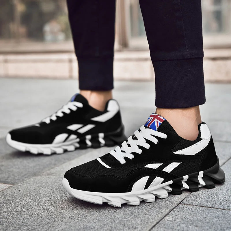 Men's Marathon Running Sports Shoes Casual Sneakers Soft Comfortable Training Shoes Wear-Resistant Sneakers for Men