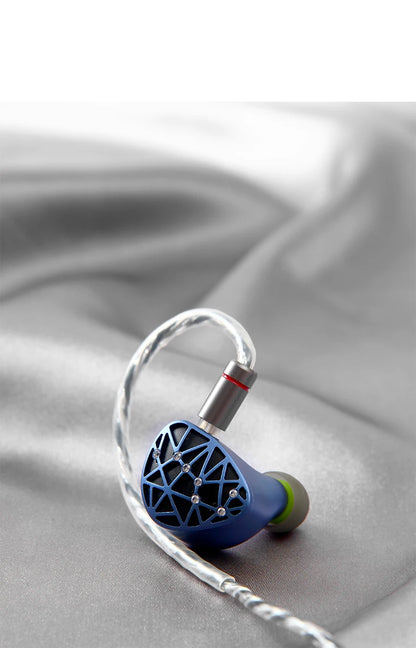 Sound Rhyme SR10 HiFi Earphones 2DD+4BA Hybrid Wired In-Ear Monitors, High Resolution Music Earphones with Detachable Cable, 2.5mm 3.5mm 4.4mm Plug