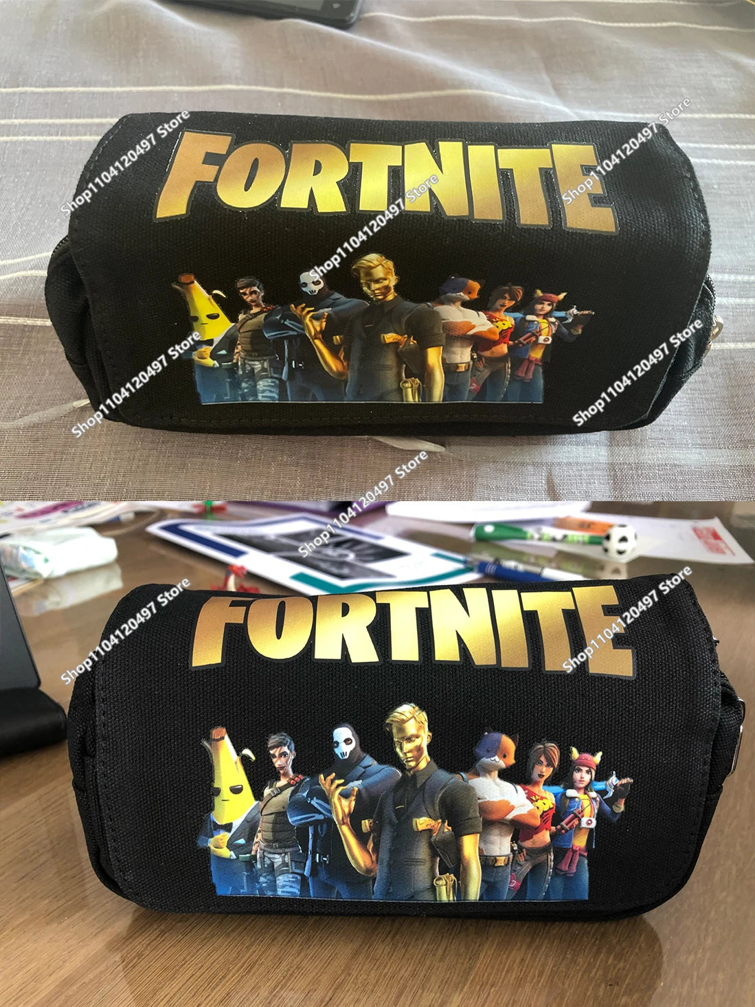 Fortnite Wallets for Kids Anime Fortnite Wallet Cartoon Card Holder Bag Leather Short Purse Fashion Folded Purses Boys Gift
