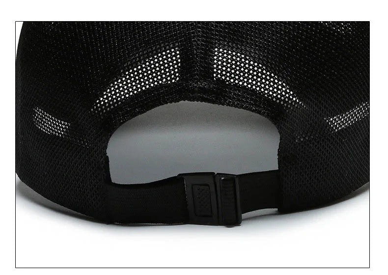 Mesh Baseball Cap Men Women Breathable Snapback Dad Hat Bone Outdoor Camo Trucker Hip Hop Caps