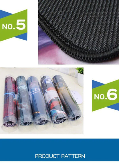 HD Printing Kawaii Sonics The Hedgehogs Mouse pad XXL Large Locking Edge Non-slip Speed Keyboard Mats Computer Gamers