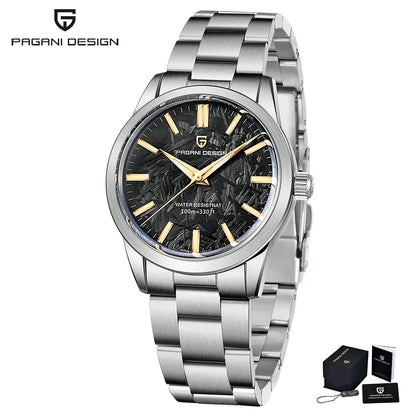 PAGANI DESIGN 40MM Men Quartz Watches Japan TMI VH31 Luxury Business Sapphire 316L Stainless Steel 100M Waterproof Watch For Men