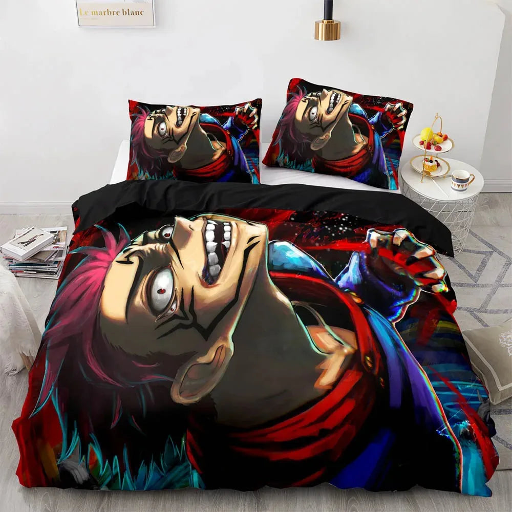 Anime Jujutsu Kaisen Satoru Gojo Bedding Set Boys Girls Twin Queen Size Duvet Cover Pillowcase Bed Kids Adult Home Textile