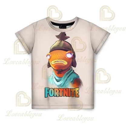 Battle Royale T-shirt Fortnite T Shirt Victory Cartoon Tops Teen Clothes Kids Hero Game Fortress Night 3D Boys Girls Tshirt